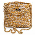 Harvest Gold Tote Macrame