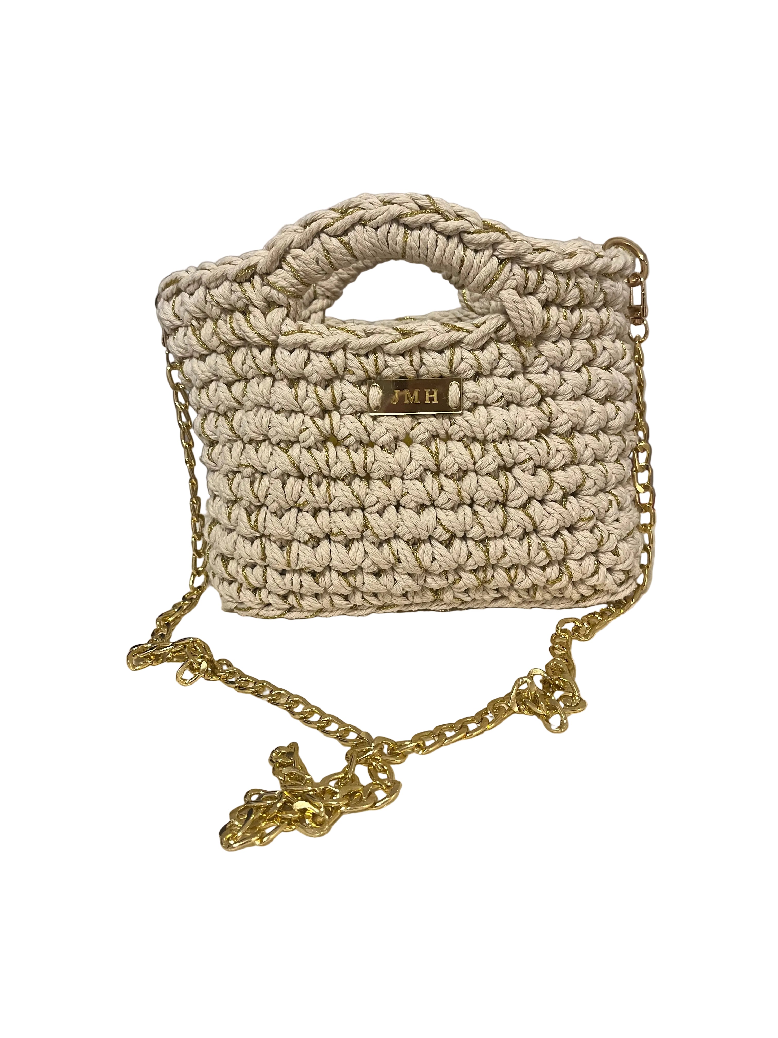 Macrame Cream / Gold Fleck