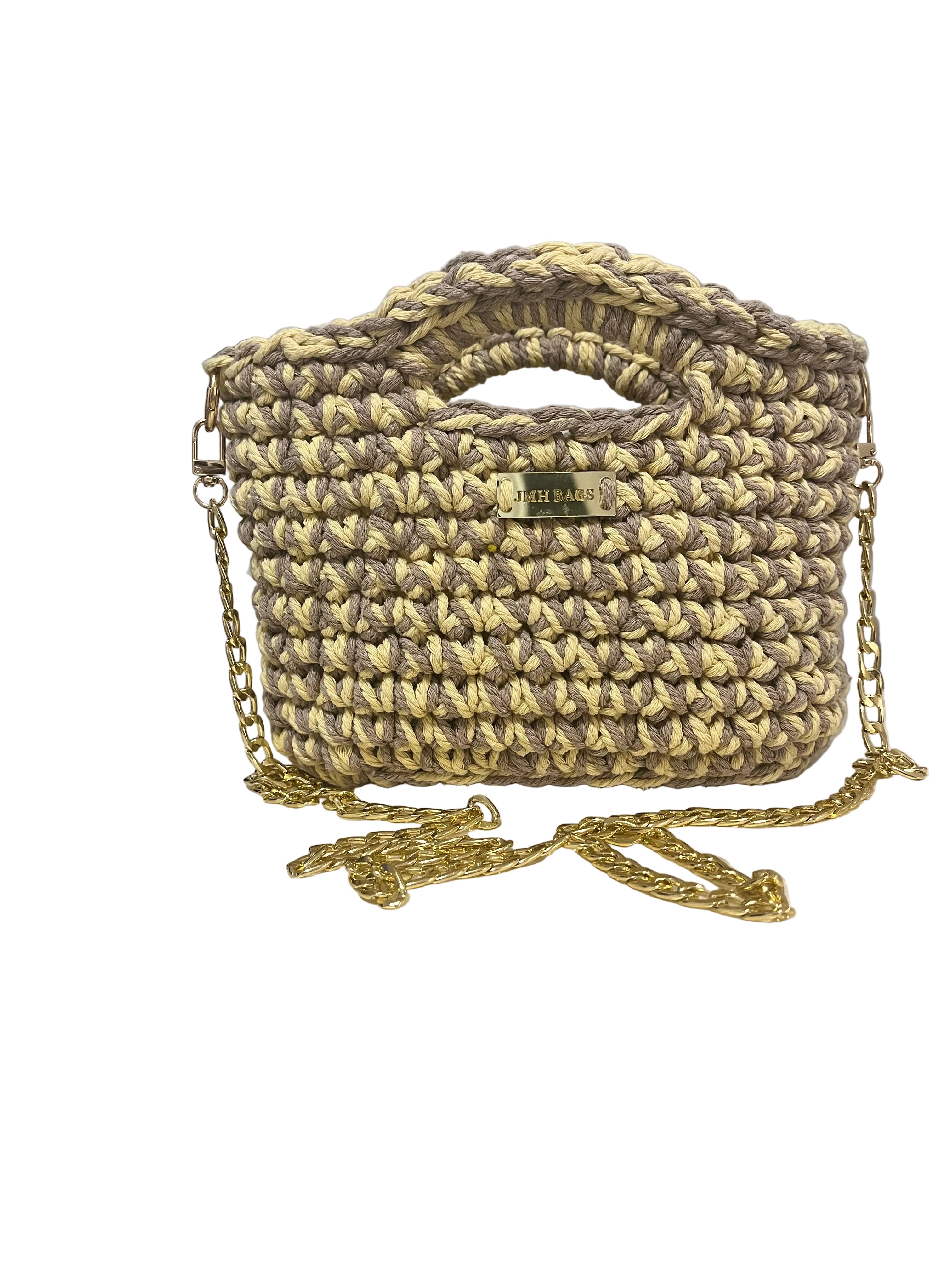 Macrame Lemon / Brown