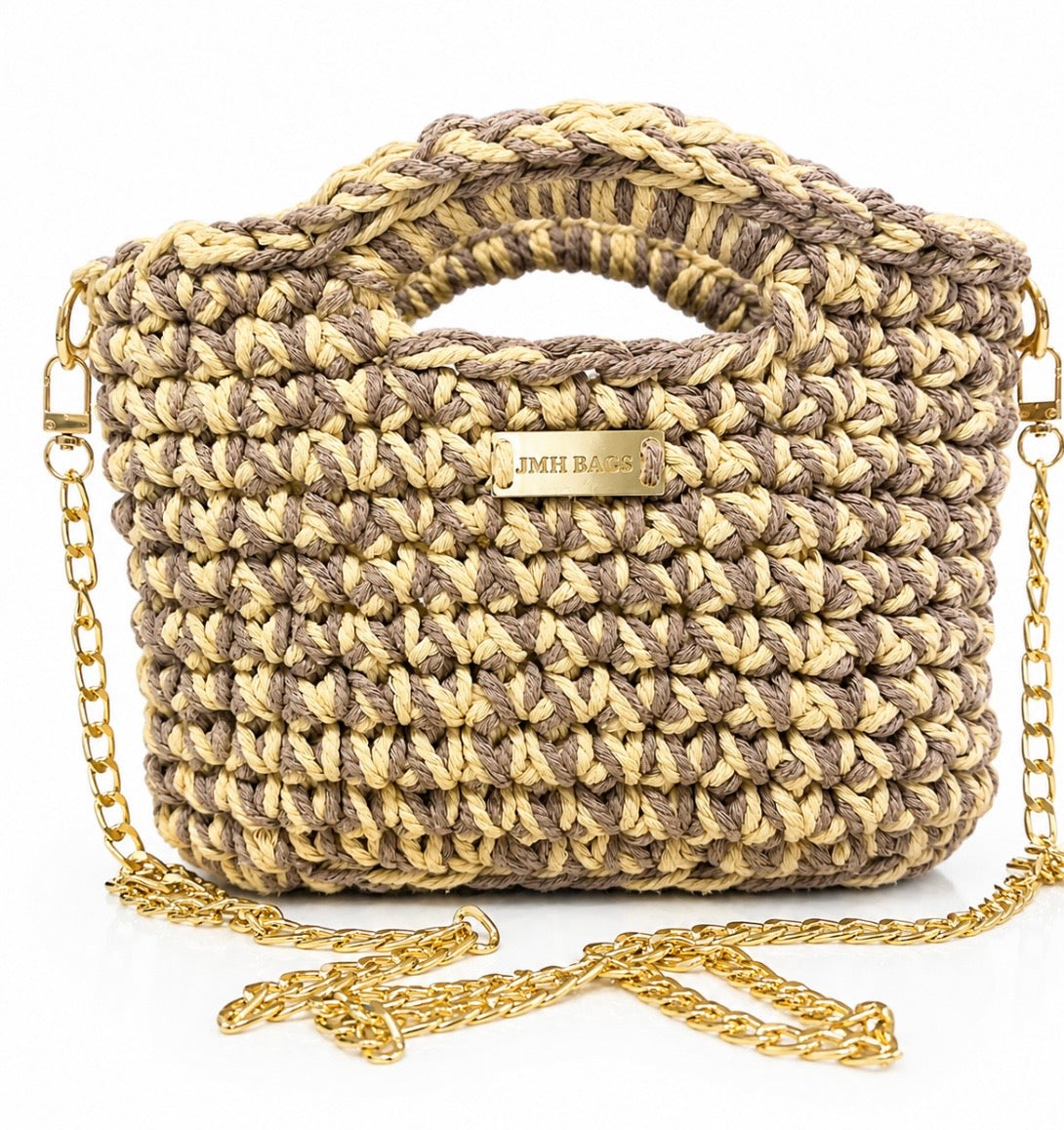 Macrame Lemon / Brown