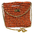 Macrame Orange / Gold Fleck