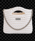 Tote pearl / silver Fleck Yarn